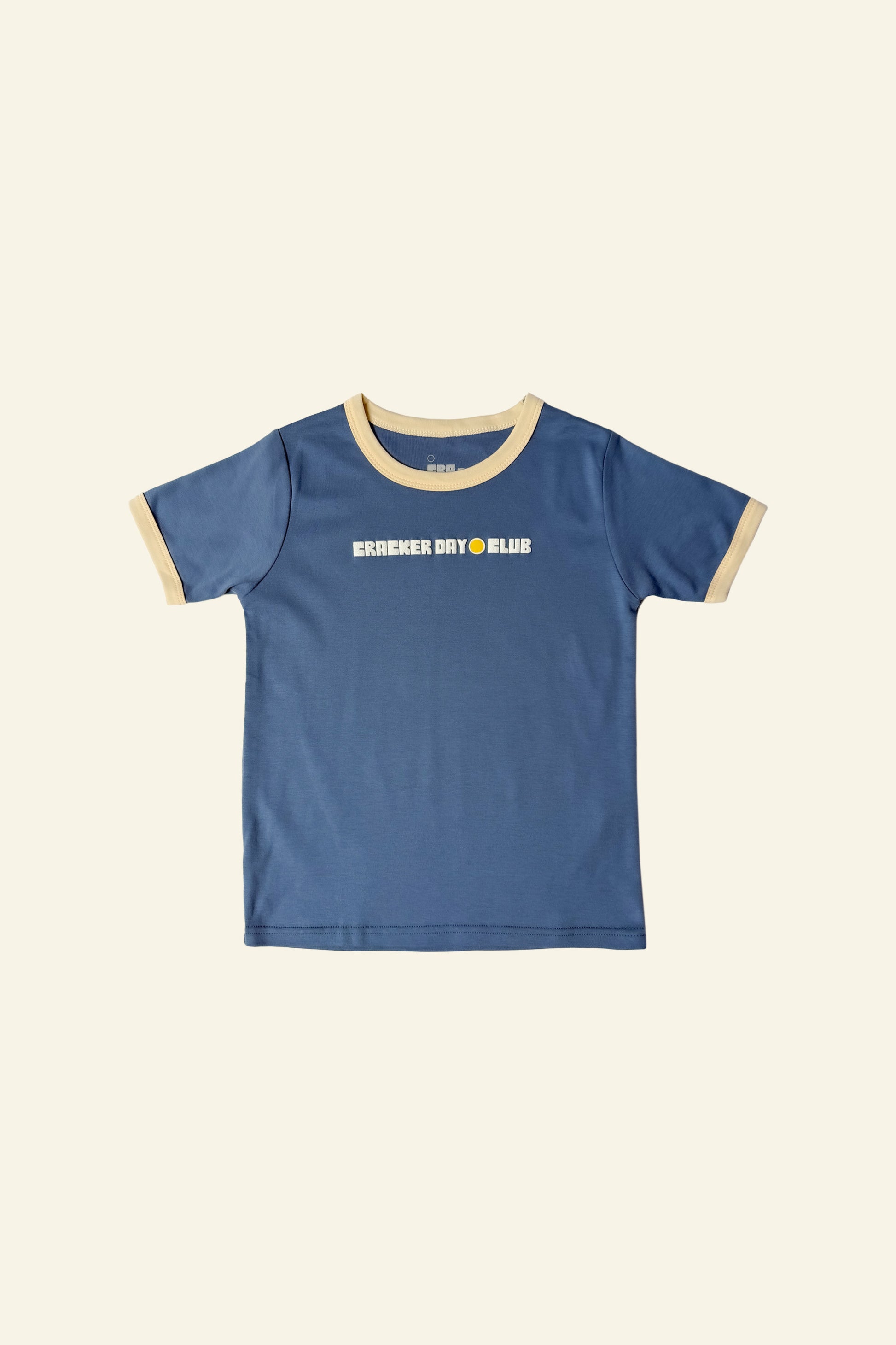 cracker day kids Little Retro Tee Shirt - Blue