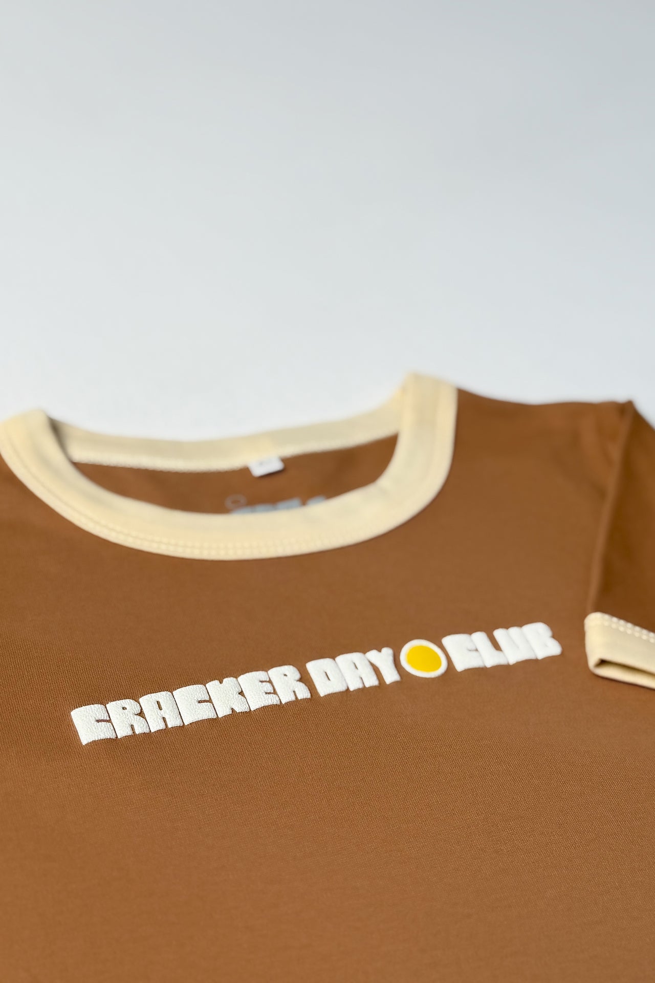 cracker day kids Little Retro Tee Shirt - brown