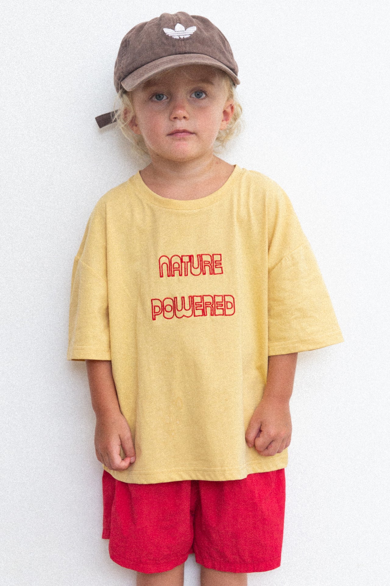 Kids Nature Powered Tee Shirt - Yellow