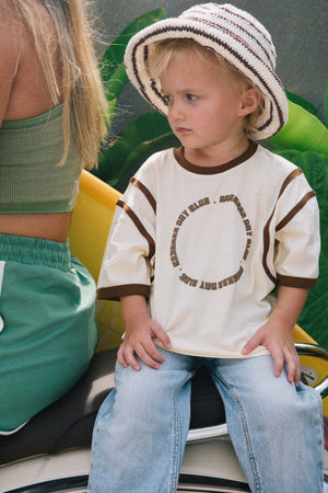 Kids Racer Club Tee Shirt - Butter