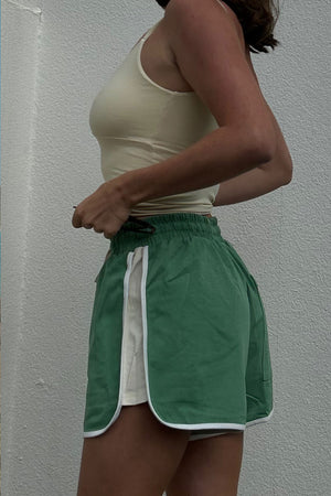 Retro Shorts - Green