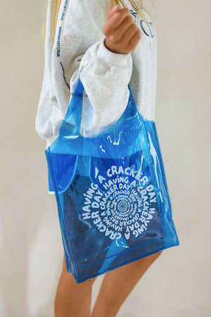Jelly Bag - Blue/White