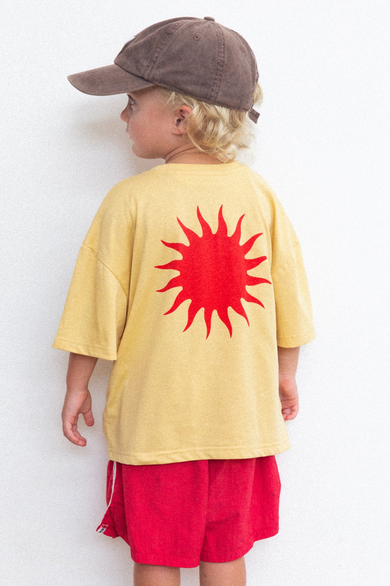Kids Nature Powered Tee Shirt - Yellow