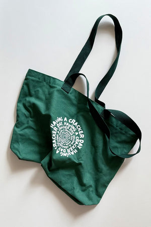 Spiral Canvas Tote - Forest